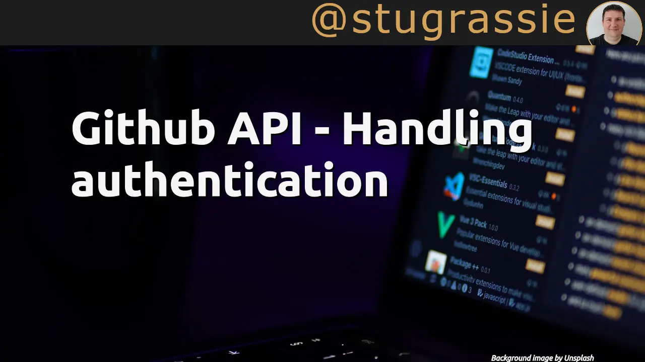 Github API - Handling authentication