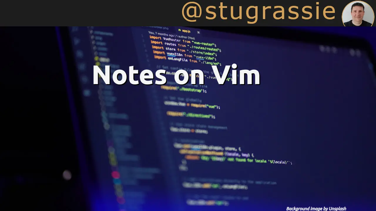 Notes on Vim