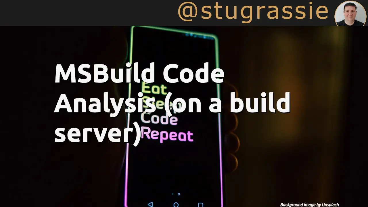 MSBuild Code Analysis (on a build server)