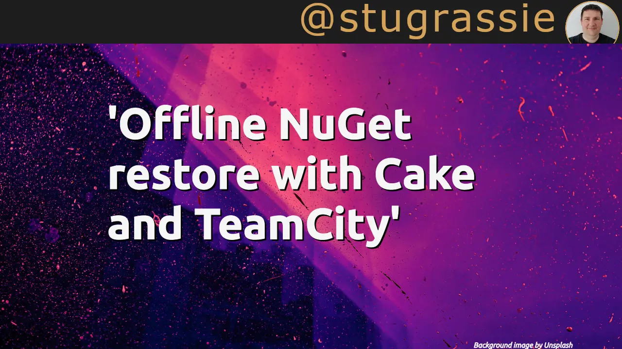 Offline NuGet restore with Cake and TeamCity