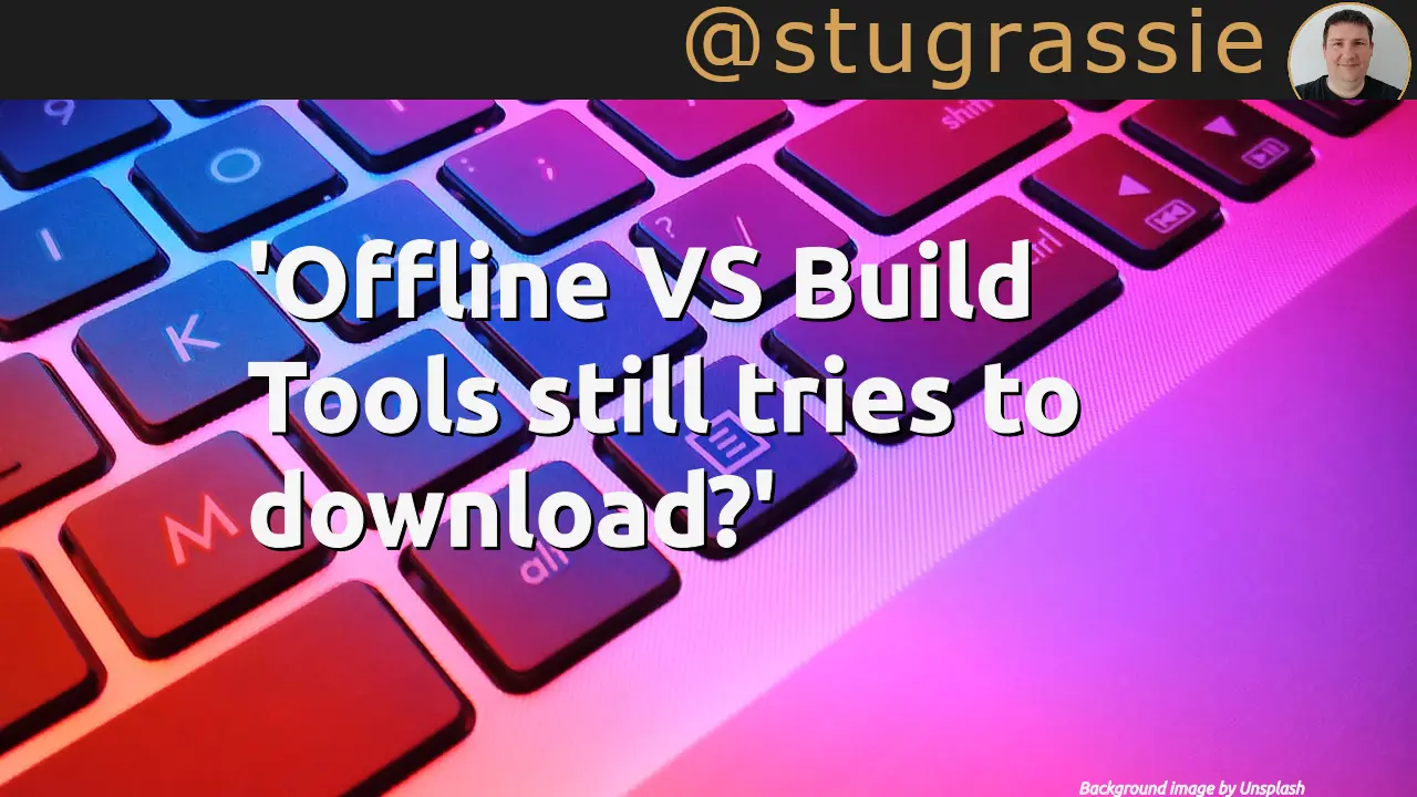 Offline VS Build Tools still tries to download?