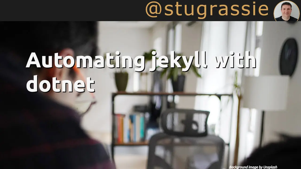 Automating jekyll with dotnet